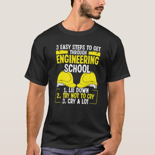 Engineering School Afstuderen Engineering Lab Engi T-shirt (Voorkant)