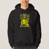 Engineering School Graduation Humor Funny Engineer Hoodie (Voorkant)