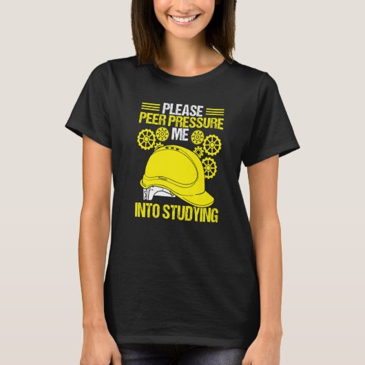 Engineering School Graduation Humor Funny Engineer T-shirt (Voorkant)