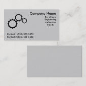 Engineering-Sjabloon Visitekaartje (Voorkant / Achterkant)