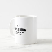 Engineering Squad Mug – Build. Fix. Repeat. Koffiemok (Voorkant links)
