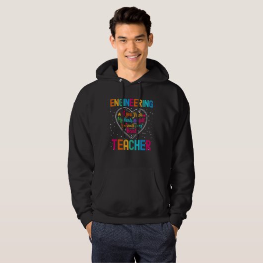 Engineering Teacher Appreciation Week Back to Scho Hoodie (Voorkant volledig)