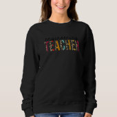 Engineering Teacher Leopard Teaching Appreciation  Trui (Voorkant)