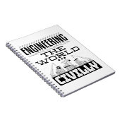Engineering Wereldwijde civiele ingenieur Notitieboek (Rechterzijde)