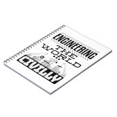 Engineering Wereldwijde civiele ingenieur Notitieboek (Linkerzijde)