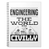 Engineering Wereldwijde civiele ingenieur Notitieboek (Voorkant)