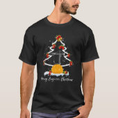 Engineering Xmas Tree Merry Engineer kerstpaj T-shirt (Voorkant)