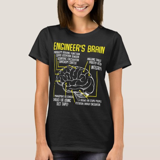 Engineer's Brain Engineering Games Process T-shirt (Voorkant)