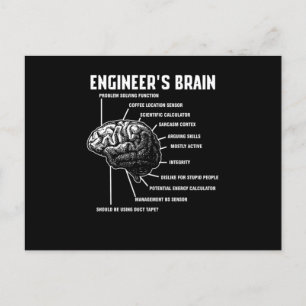Engineers Brain Engineering Gift Briefkaart
