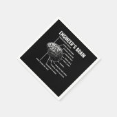 Engineers Brain Engineering Gift Servet (Hoek)