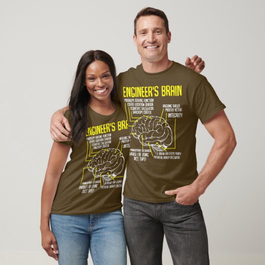 Engineers Brain Funny Engineering Games T-shirt (Unisex)