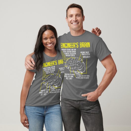 Engineers Brain Funny Engineering Games T-shirt (Unisex)