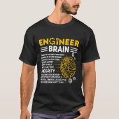 Engineers Brain industrial engineering Computer ci T-shirt (Voorkant)