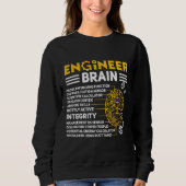Engineers Brain industrial engineering Computer ci Trui (Voorkant)