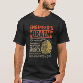 Engineer's Brain Problem Solution Process Engineer T-shirt (Voorkant)
