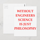 ENGINEERS BRIEFKAART (Voorkant / Achterkant)