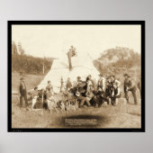 Engineers Corps Relaxing in Tent SD 1889 Poster (Voorkant)