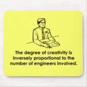 Engineers en creativiteit muismat (Voorkant)