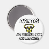 Engineers...gewone mensen, alleen slimmer magneet (Voorkant / Achterkant)