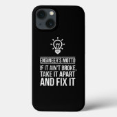 EngineerS Motto als het gebroken is Case-Mate iPhone Case (Achterkant)