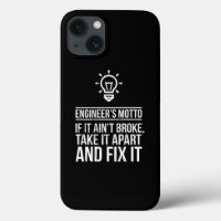 EngineerS Motto als het gebroken is