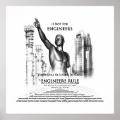 Engineers Rule Archival Poster (Voorkant)