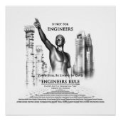 Engineers Rule Perfect Poster (Voorkant)