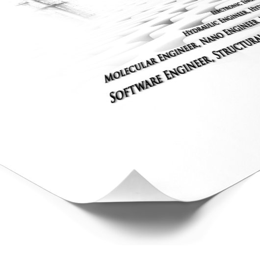 Engineers Rule Perfect Poster (Hoek)