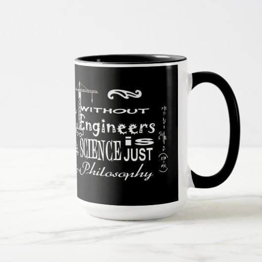 Engineers vs. Science Philosophy Motto Mok (Rechts)