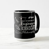 Engineers vs. Science Philosophy Motto Mok (Voorkant rechts)