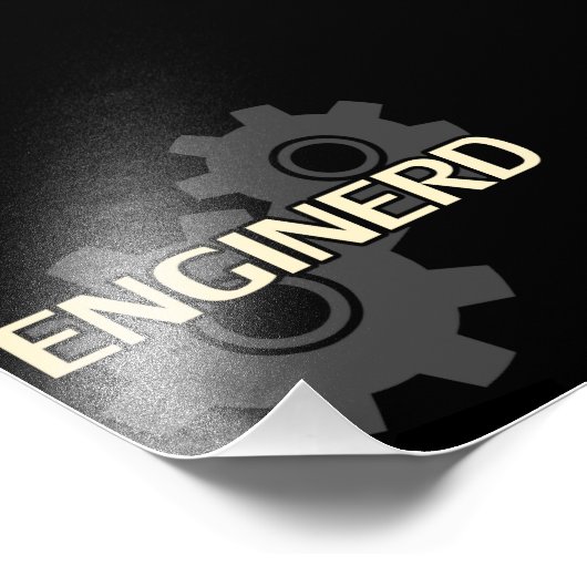 Enginerd Engineer Nerd Foto Afdruk (Hoek)