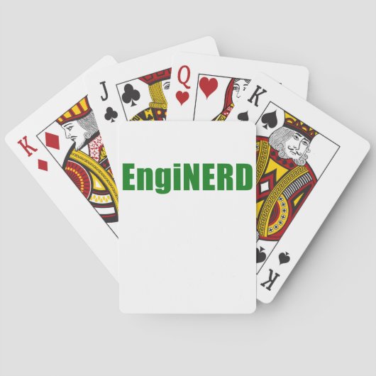 Enginerd Speelkaarten (Achterkant)