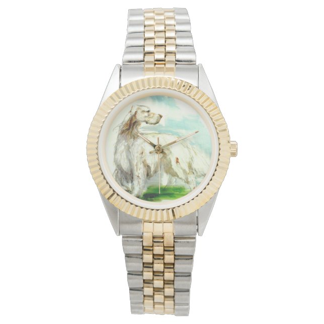 Engish Setter Watch van Hevener Horloge (Voorkant)