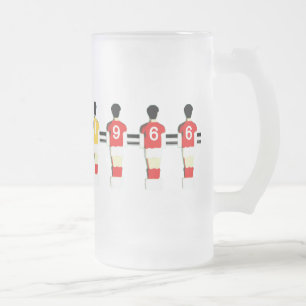 England 1966 Bar Football Frosted Beer Mok