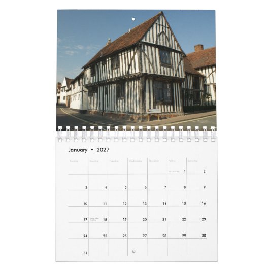 England 2015 Agenda Kalender (Jan 2027)