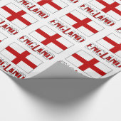 England and St. George Cross Flag Cadeaupapier (Hoek)