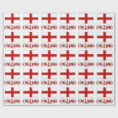 England and St. George Cross Flag Cadeaupapier (Vlak)