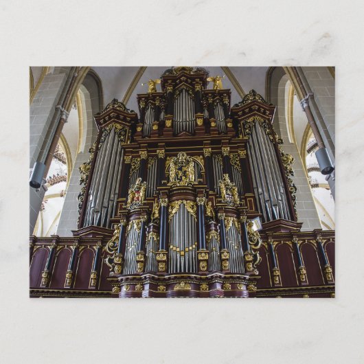 England Bath Abbey Pipe Organ Briefkaart (Voorkant)