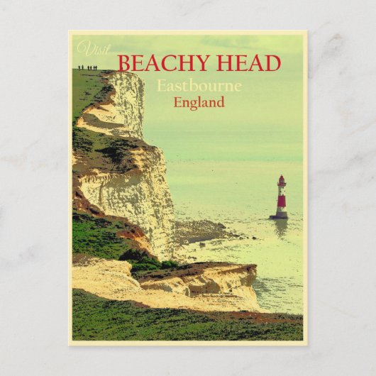 England  Beachy Head Eastbourne Travel Briefkaart (Voorkant)