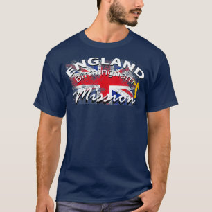 England Birmingham Mormon LDS Mission Missionary T-shirt