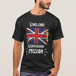 England Birmingham Mormon LDS Mission Missionary T-shirt