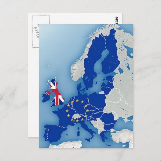ENGLAND BREXIT BRIEFKAART (Voorkant / Achterkant)