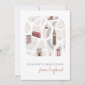 England British Seasons Greetings met Kerstmis Kaa (Voorkant)