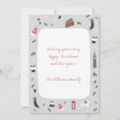 England British Seasons Greetings met Kerstmis Kaa (Achterkant)