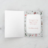 England British Seasons Greetings met Kerstmis Kaa Feestdagen Kaart (Binnen)