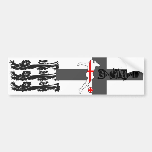 ENGLAND Bumpersticker (Voorkant)
