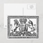 England Coat of Arms Briefkaart (Voorkant / Achterkant)