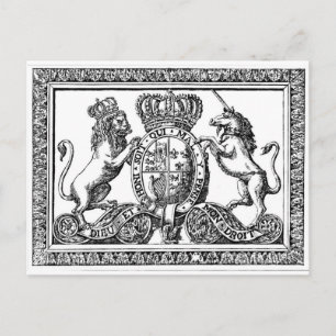 England Coat of Arms Briefkaart