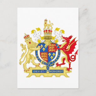 England Coat of Arms Briefkaart