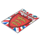 England Coat of Arms Notitieboek (Linkerzijde)